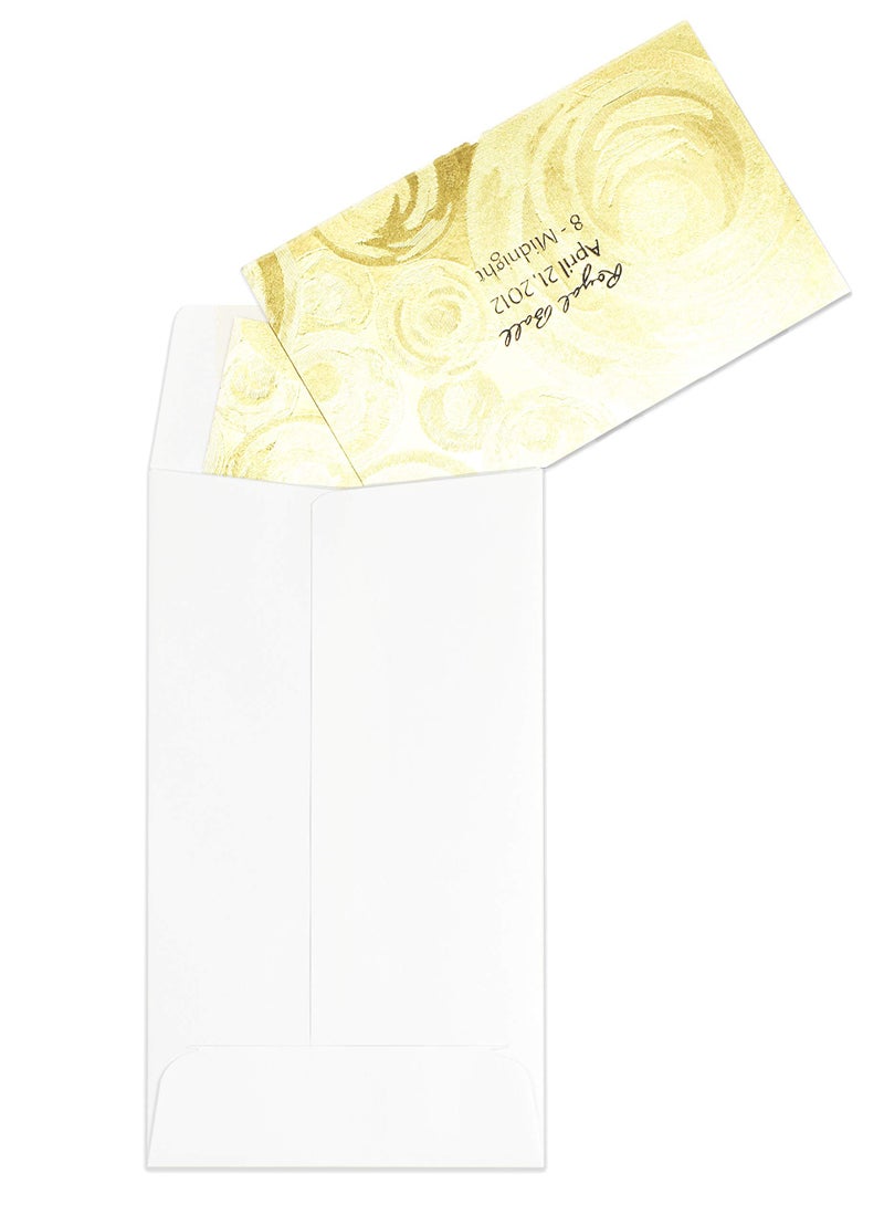 GUARDIAN 500 Guardian #5-1/2 Paper Coin Envelopes - Blank Small Envelopes for Coins, Receipts, Stamps, Small Parts Storage, & More â€“ 3-1/8â€ x 5-1/2â€ Cash Envelopes â€“ Gummed Flap Gift Card Holder Envelopes - Image 5